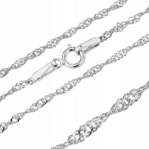 Łańcuszek Srebrny Medalik Naszyjnik 925 Na Komunię Chrzest UPOMINEK GRATIS na Arena.pl