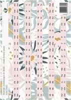 Paginatory małe - kwiaty jasne 01