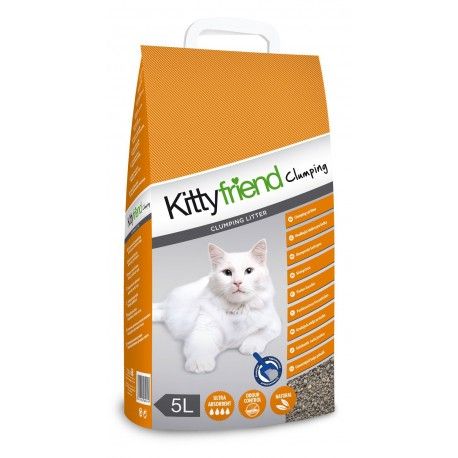 Kittyfriend żwirek dla kota bentonit 5L zbrylający zdjęcie 4