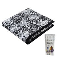 Koc do malowania DIY 150x125cm, zmywalny, welurowy, 24 kolory, markerami