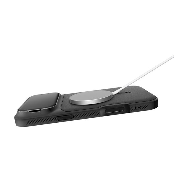 spigen optik armor mag magsafe iphone 17 pro black zdjęcie 11