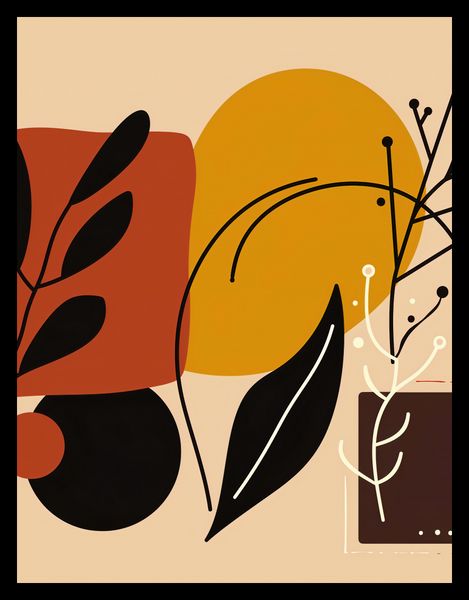 Plakat 50x65cm Ciepłe Kontury zdjęcie 2