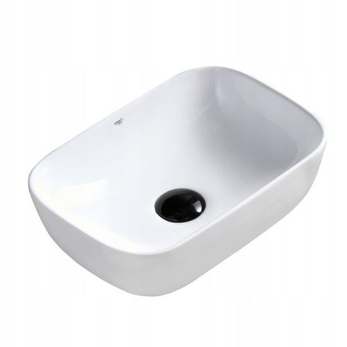 UMYWALKA NABLATOWA CERAMICZNA PROSTOKĄTNA MILO-WH-370 BIAŁA 8 na Arena.pl