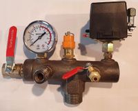 REDUKTOR CIŚNIENIA ZAWÓR WŁĄCZNIK KOMPRESORA 110L