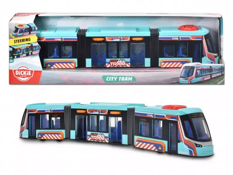 Miejski tramwaj przegubowy Siemens 40cm zdjęcie 1