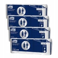 ZESTAW TORK: 4 x 110792 Papier toaletowy w rolkach konwencjonalnych, biały