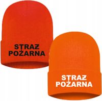 Czapka zimowa strażacka STRAŻ POŻARNA PSP OSP twój haft napis