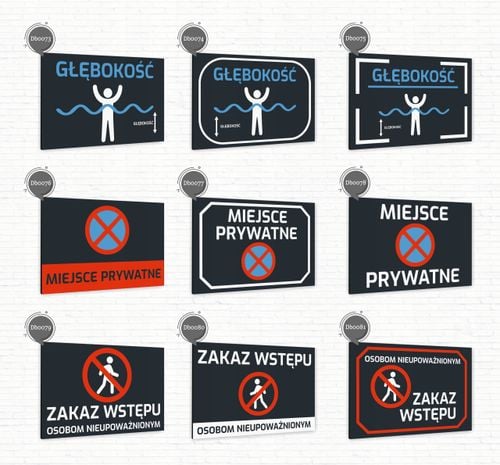 Tabliczka znak informacyjny 40x30 Antracyt PARKING Nierdzewna NADRUK UV na Arena.pl