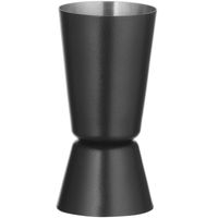 miara barmańska dwustronna do drinków koktajli 25 ml 35 ml - czarna