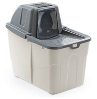 Kuweta dla kota duża zamknięta BUXO CLOSE GREY