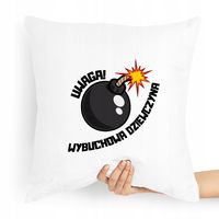 Poduszka Dla Dziewczyny Wybuchowa Dziewczyna Z Nadrukiem Ze Zdjęciem