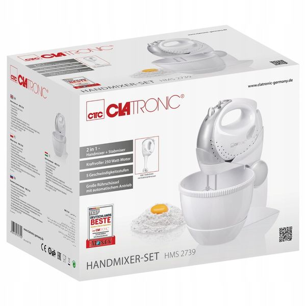 2w1 BLENDER MIKSER ROBOT KUCHENNY RĘCZNY Z MISĄ 250W zdjęcie 7