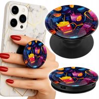 Uchwyt do telefonu Popsocket na palce/stojak DRINK ALKOHOL WZORY