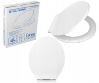 DESKA WC sedesowa klozetowa wolnoopadająca uniwersalna pokrywa standardowa