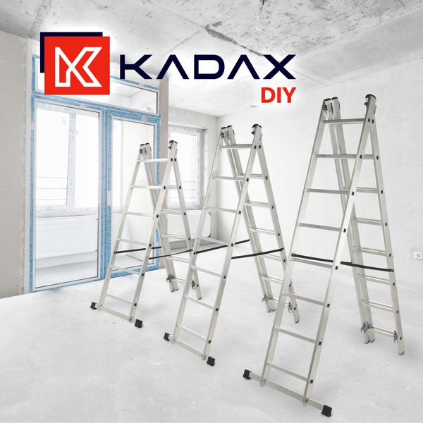 KADAX Drabina wielofunkcyjna 6-stopni 3x6 BASIC zdjęcie 10