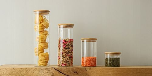 6 Pojemnik słoik szklany 1500ml kuchenny na produkty sypkie makaron żywność na Arena.pl