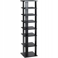Szafka na buty Costway 27 x 110 x 26 cm czarny