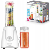 Blender personalny Smoothie Sencor SBL 2210WH 500W 2 pojemniki butelki