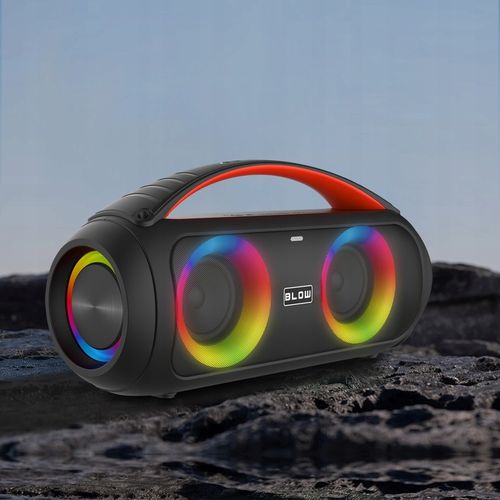 MOCNY GŁOŚNIK BLUETOOTH PRZENOŚNY BOOMBOX MIKROFON PILOT USB SD FM na Arena.pl