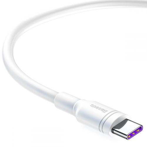 BASEUS DOUBLE RING SC5.0/QC3.0 TYPE-C CABLE 100CM WHITE na Arena.pl