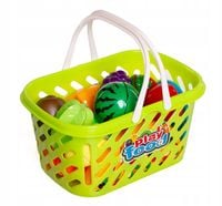 OWOCE WARZYWA DO KROJENIA na rzep zabawkowe jedzenie pizza + kosz na zakupy