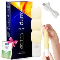 WIBRATOR DUREX SOFT DAMSKI cichy dildo masażer łechtaczki dla kobiet i par