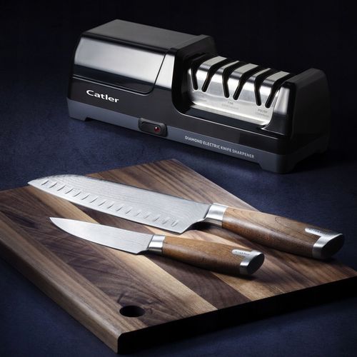 Elektryczna Ostrzałka do Noży Catler EB 900 3 Tarcze Maksymalna na Arena.pl