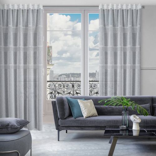 Firana gotowa INES NA TAŚMIE 140X270 CM Biała na Arena.pl