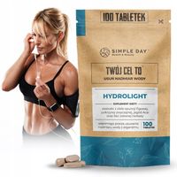 HYDROLIGHT USUWANIE WODY ODCHUDZANIE METABOLIZM NA OBRZĘKI CELLULIT 100 TAB