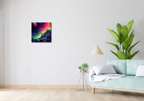 Obraz 40x40cm Kalejdoskop Galaktyk na Arena.pl