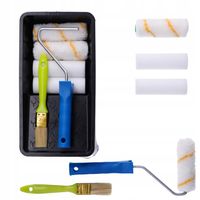 ZESTAW MALARSKI WAŁEK PĘDZEL DO WYKOŃCZEŃ I MEBLI