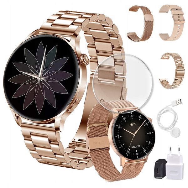Zegarek Smartwatch Damski Rozmowy Puls Menu zdjęcie 1