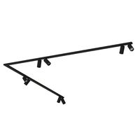 Reflektorowa lampa sufitowa Mono 7723 nowoczesna nad łóżko czarna