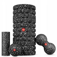 Wałek do masażu zestaw piłka duoball EVA twardy do rozciągania ćwiczeń