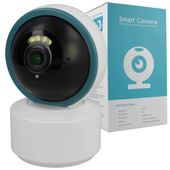 KAMERA IP DOMOWA IR LED WEWNĘTRZNA OBROTOWA WIFI ALARM DETEKCJA FHD SMART