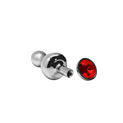 korek analny lollypop double ball metal plug l red wooomy na Arena.pl