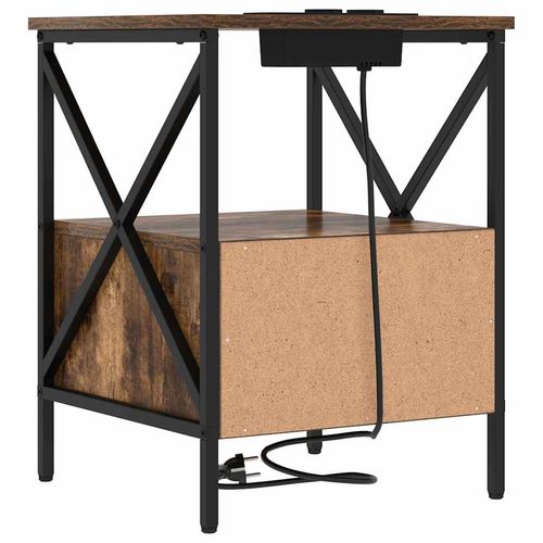 Szafka Nocna z szufladą Wędzony dąb 41.5 x 40.5 x 55 cm na Arena.pl