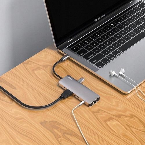 Adapter JCPAL LINX USB-C 9-PORT HUB 4K 60Hz Szary na Arena.pl