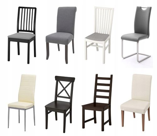 Pokrowiec Na Krzesło Granatowy Welur Elastyczny na Arena.pl