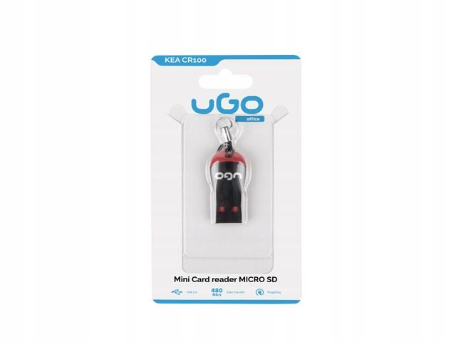 Czytnik kart MICRO SD - USB 480 MB/S markowy uGo zdjęcie 3