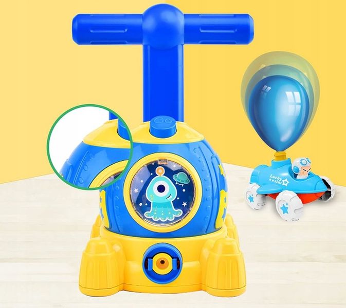 Samochód WYRZUTNIA BALONÓW XXL DUŻY ZESTAW Rakieta AUTKA AERODYNAMICZNE zdjęcie 11