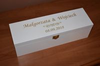 Skrzynka na wino z grawerem SW06