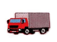 Naprasowanka z motywem Ciężarówka 2,5x4,5 cm