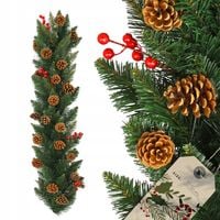 Girlanda Choinkowa Świąteczna 115 cm Łańcuch Gęsta