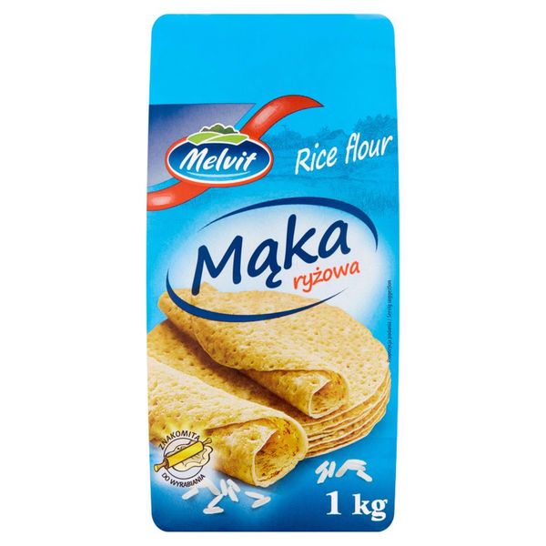 Melvit Mąka ryżowa 1 kg zdjęcie 1