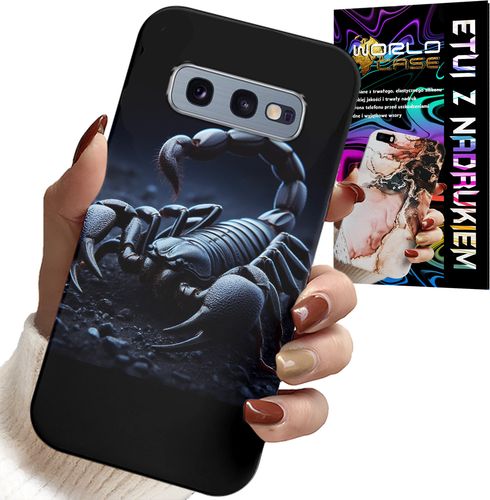 ETUI DO SAMSUNG GALAXY S10E - SKORPION, SKORPIONY + FOLIA HYDROŻEL na Arena.pl