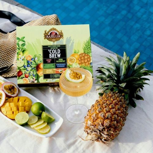 Basilur COLD BREW zestaw herbat bez kofeiny 6 SMAKÓW OWOCOWYCH - 60 KOPERT na Arena.pl