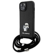 Etui Karl Lagerfeld do iPhone 15 Plus, iPhone 14 Plus, Czarny