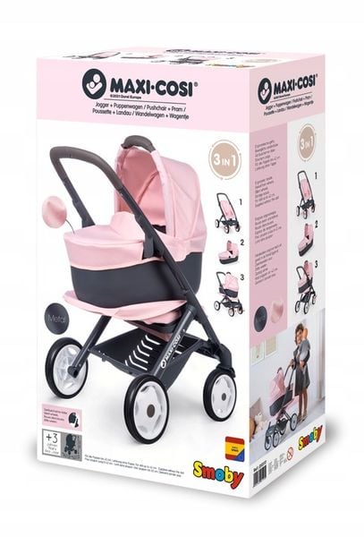 Smoby Maxi-Cosi Quinny Wózek dla lalki zestaw 3 w 1 zdjęcie 5