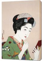 Obraz 60x90cm Woman Applying Rouge, Hashiguchi Japoński Vintage